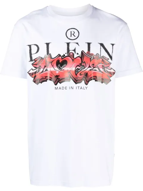 Philipp Plein logo-print cotton T-shirt