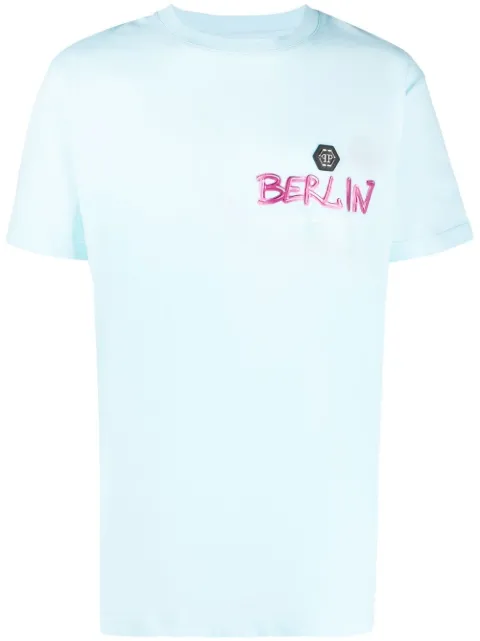 Philipp Plein Round Neck SS PP Glass T-shirt