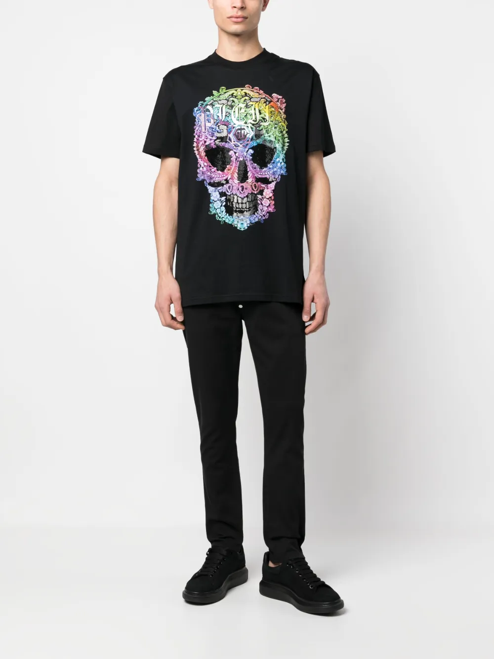Philipp Plein ラインストーン スカル Tシャツ | Tシャツ | Image 2