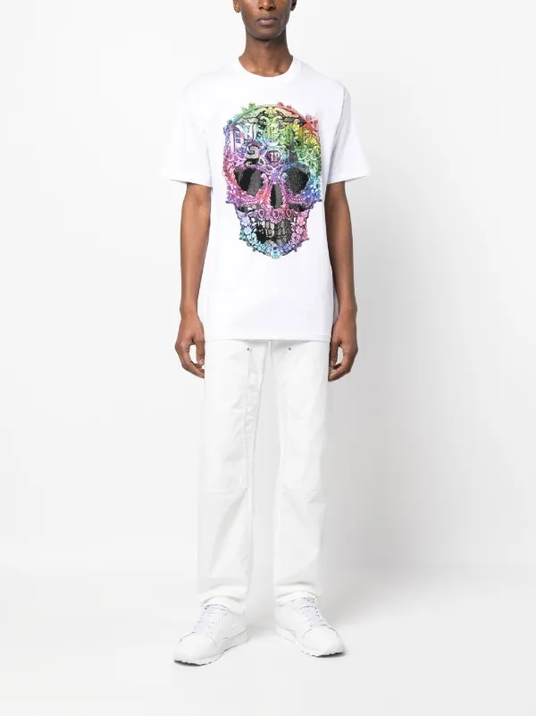philipp plein rhinestone t shirts