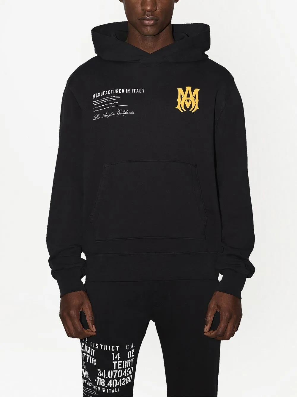 AMIRI Hoodie met print - Zwart
