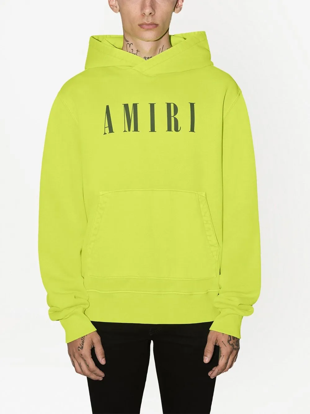 AMIRI Hoodie met logoprint - Geel