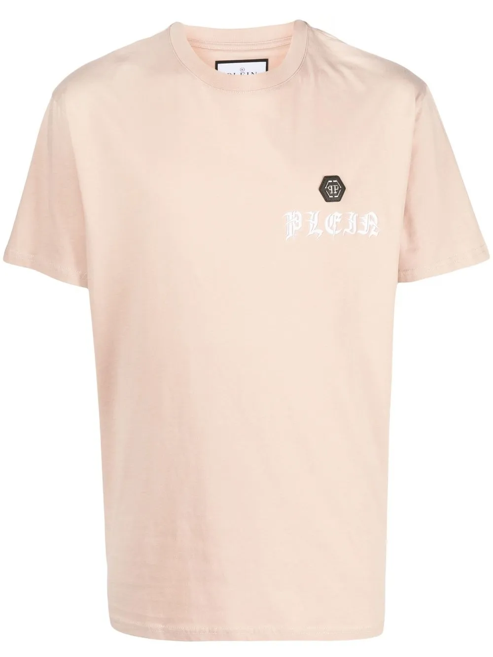 Philipp Plein T-shirt Mit Logo-print In Neutrals