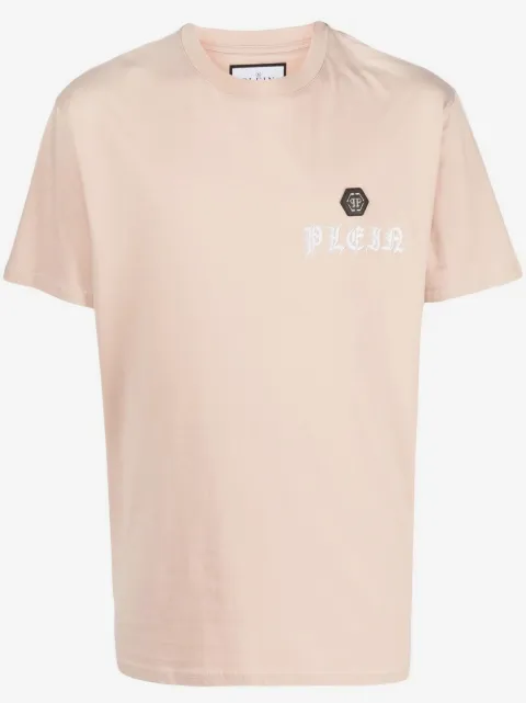 Philipp Plein playera con logo estampado en el pecho