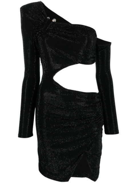 Philipp Plein rhinestone cut-out dress Women