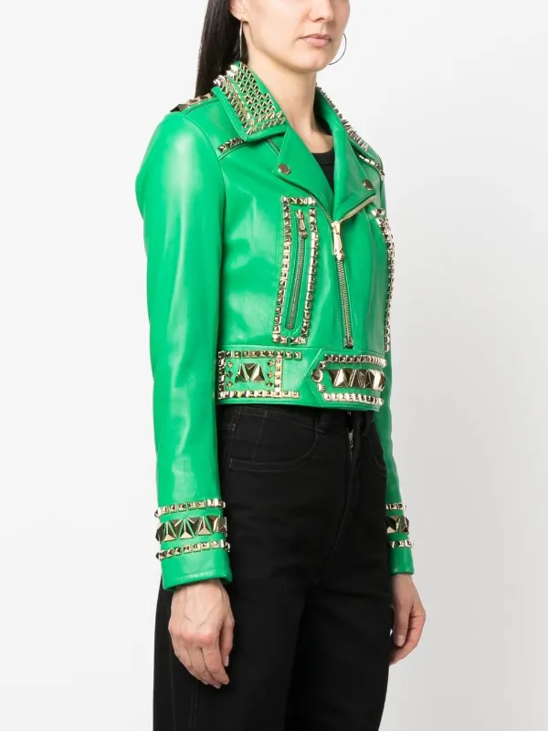 Philipp Plein Gothic Plein ライダースジャケット