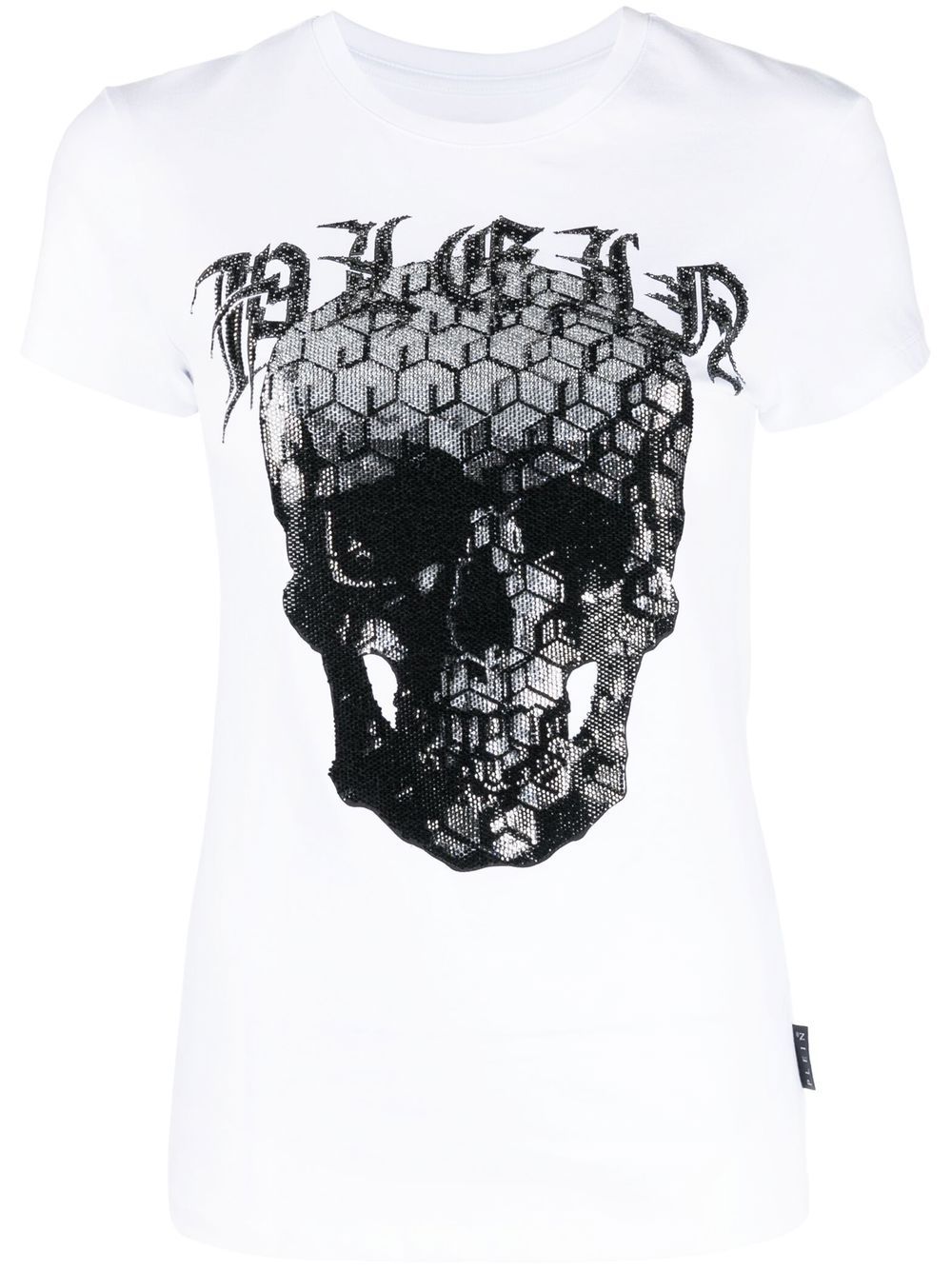 Philipp Plein Sexy Pure Skull T-shirt In White