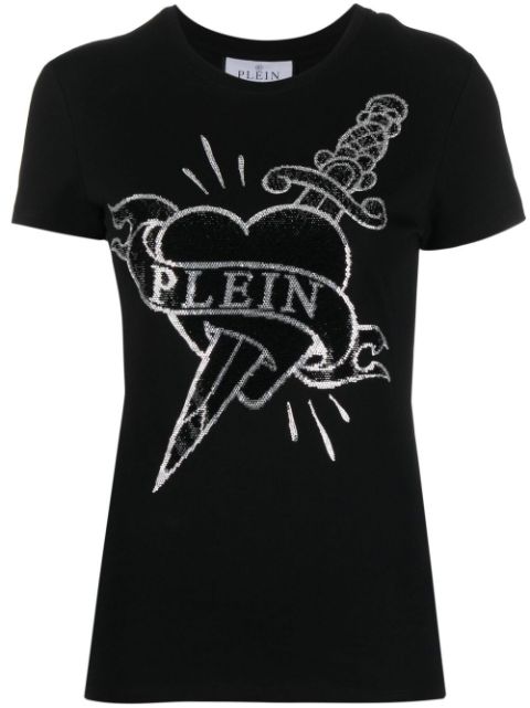 Philipp Plein logo-embellishment T-shirt Women