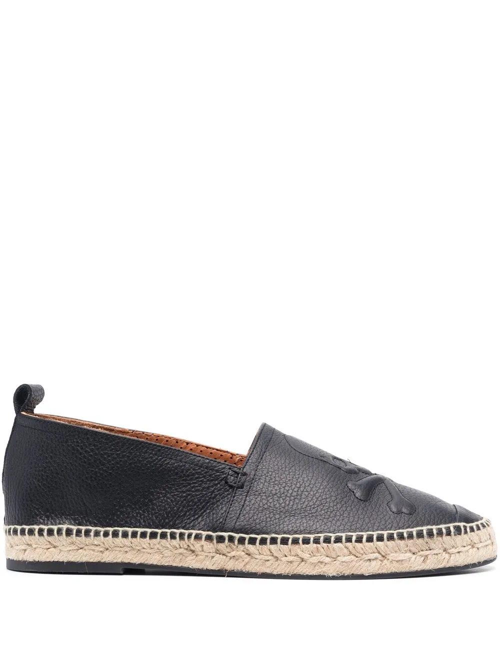 PHILIPP PLEIN EMBOSSED LOGO ESPADRILLES