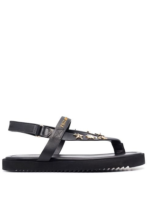 Philipp Plein Sandalen mit Nieten in Sternform