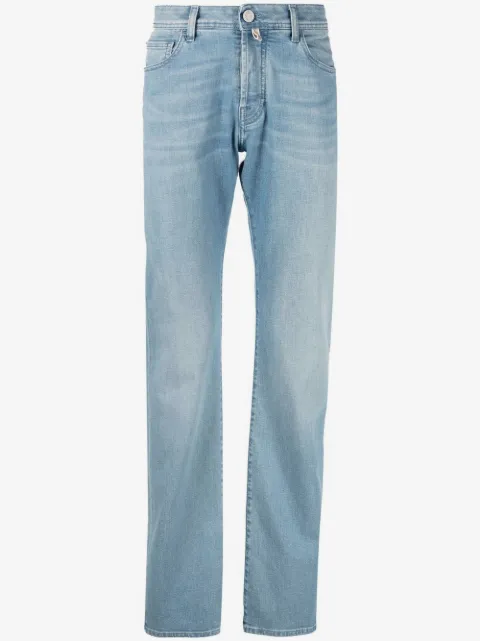 Billionaire mid rise straight leg jeans