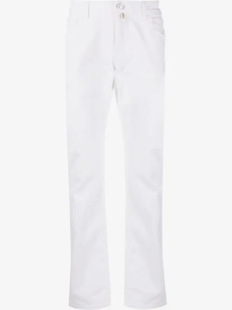 Billionaire mid rise straight leg jeans