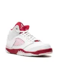 Jordan Kids 5 Retro ""Pink Foam"" sneakers - White