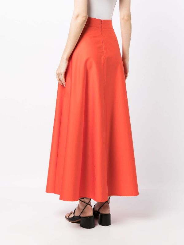 Orange maxi outlet skirt