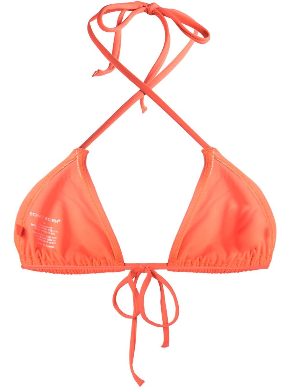 BONDI BORN Triangel bikinitop - Oranje