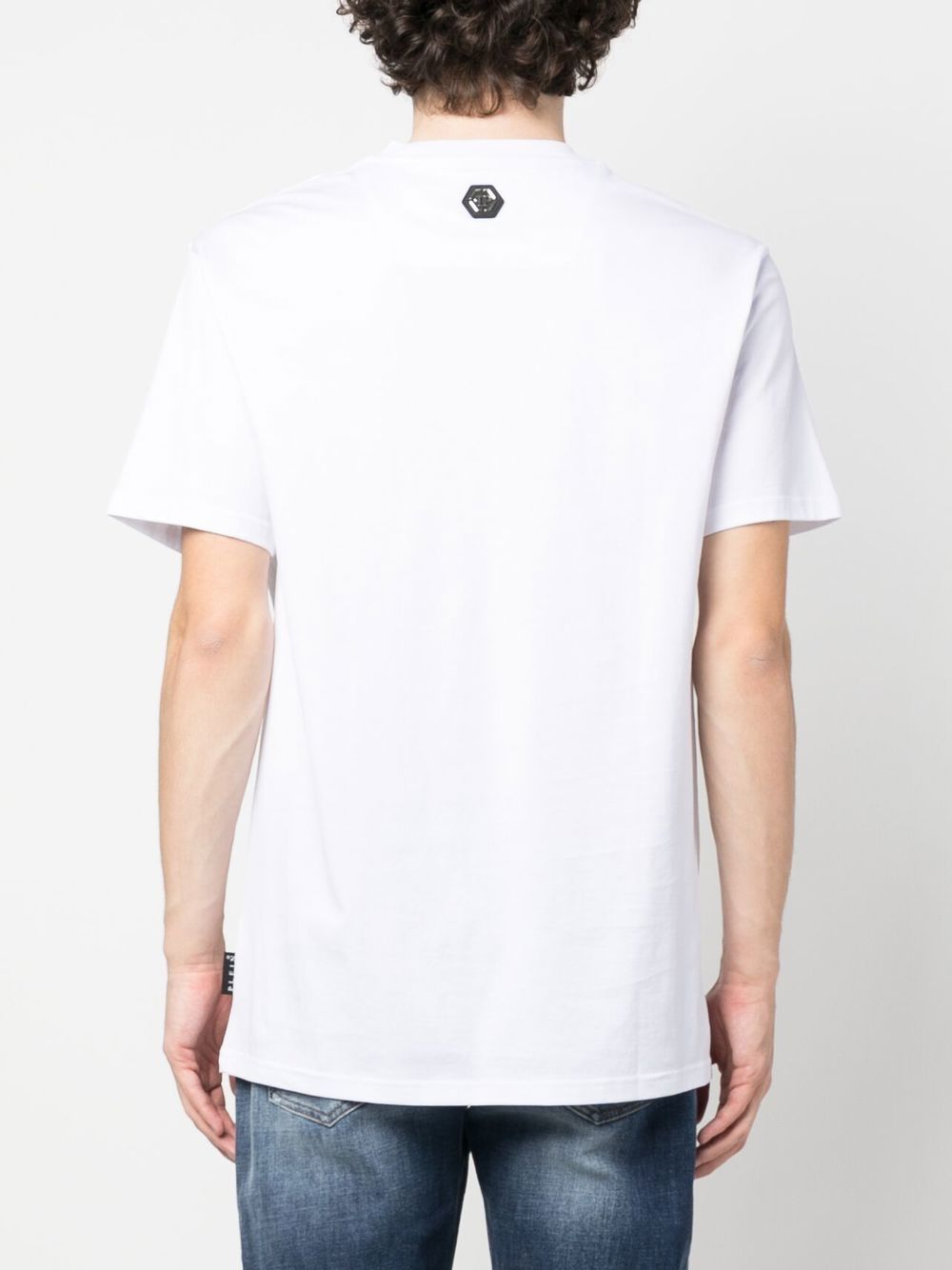 Shop Philipp Plein Graphic-print T-shirt In White