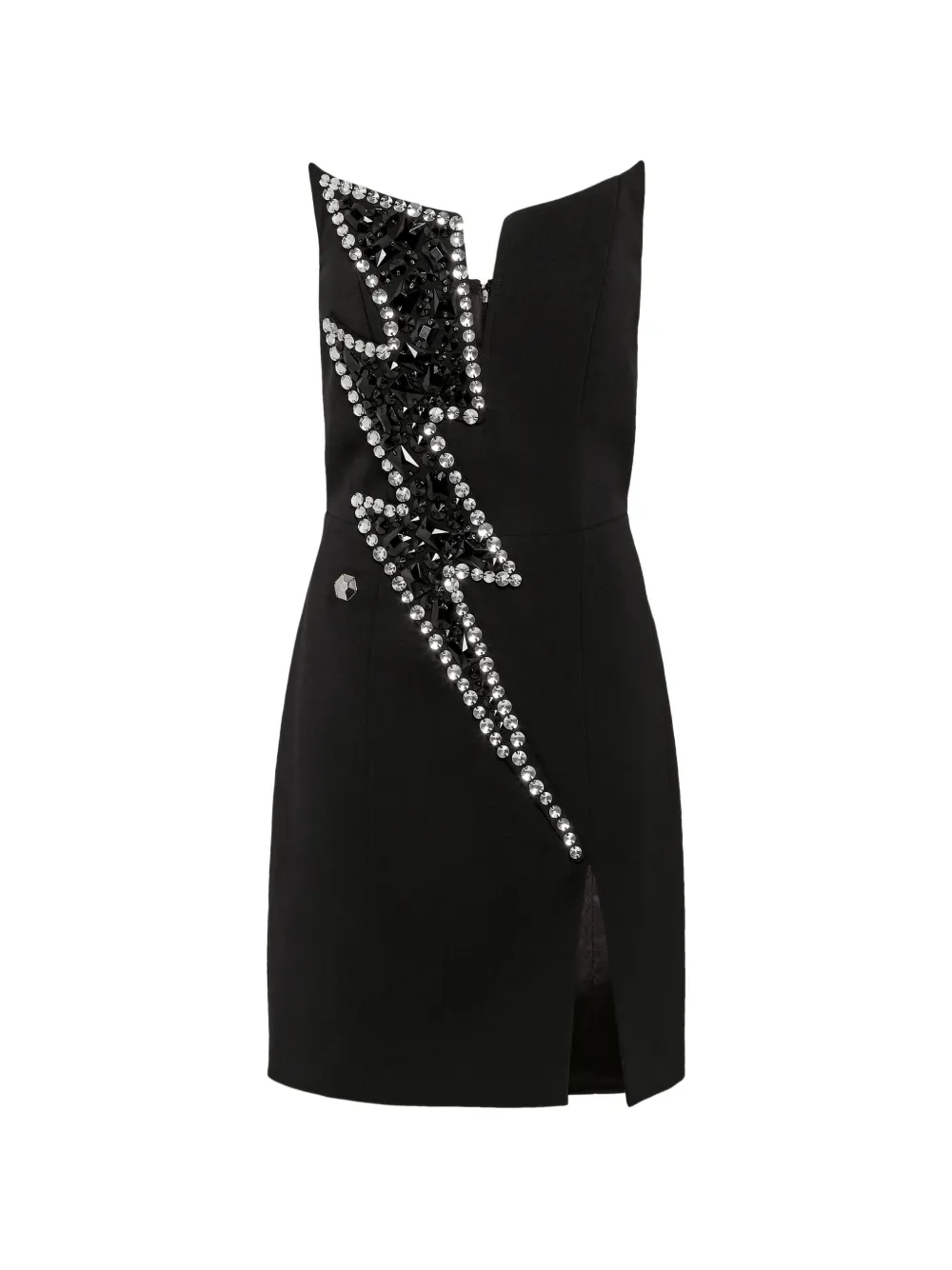 Philipp Plein Strapless mini-jurk Zwart