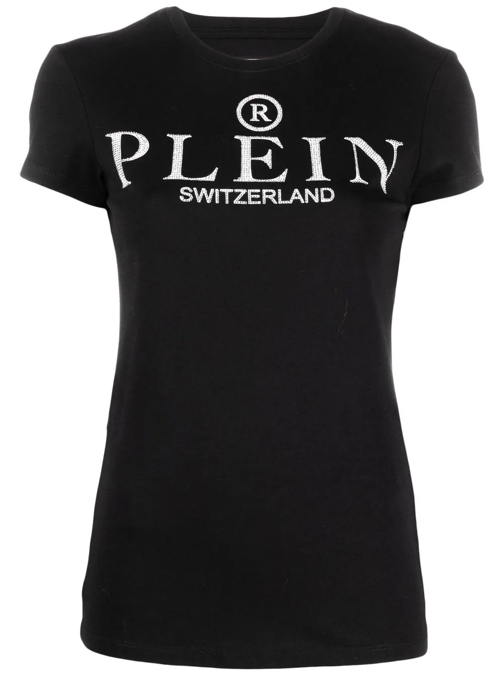 Philipp Plein Stud-logo T-shirt In Black