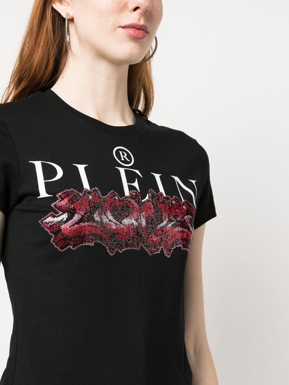 Philipp Plein logo-print short-sleeved T-shirt Women