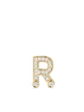 Sophie Bille Brahe 18K yellow gold Petite R diamond stud earring