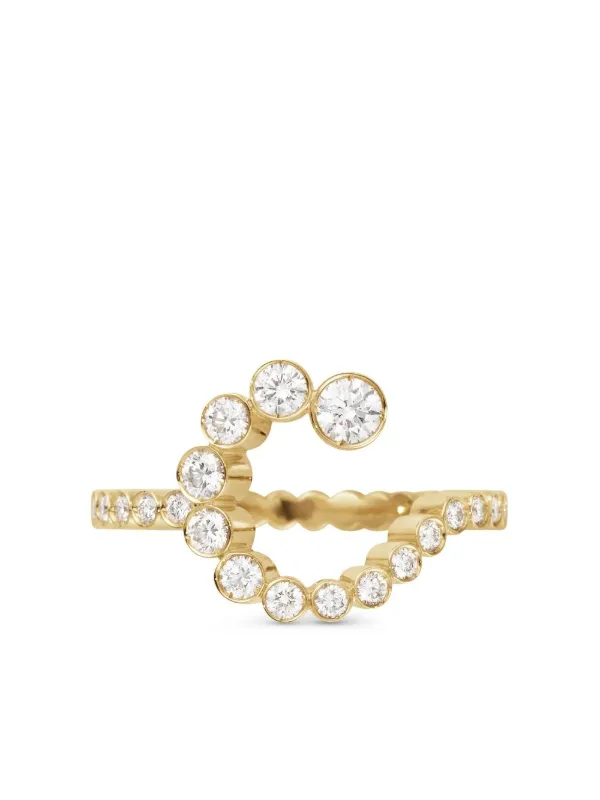 Sophie Bille Brahe 18kt Yellow Gold Ensemble Coeur C Ring