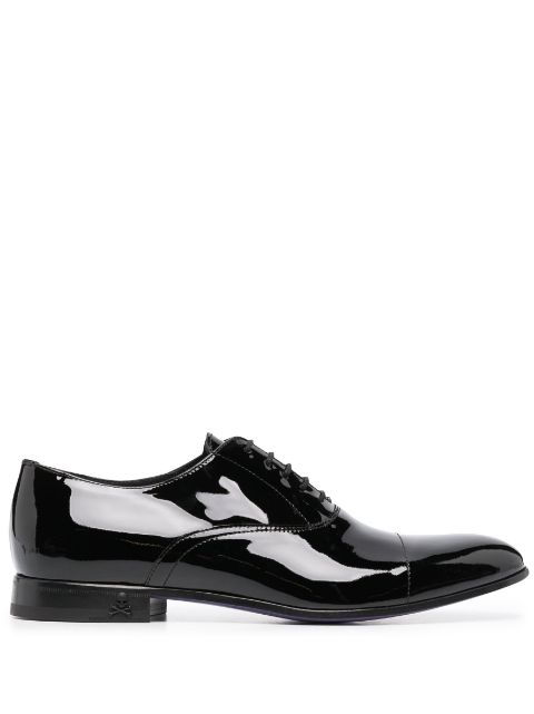 Philipp Plein patent-leather Oxford shoes Men