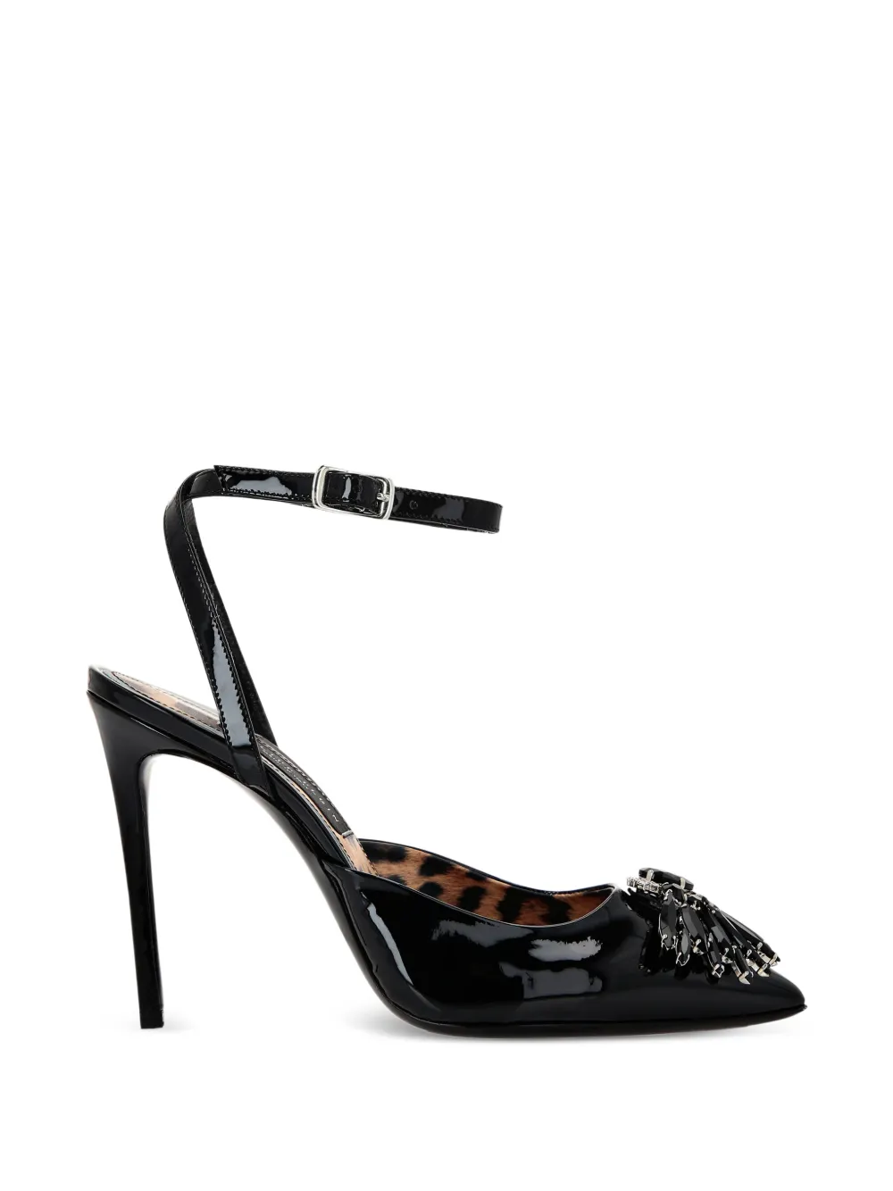 Philipp Plein leather pumps - Black