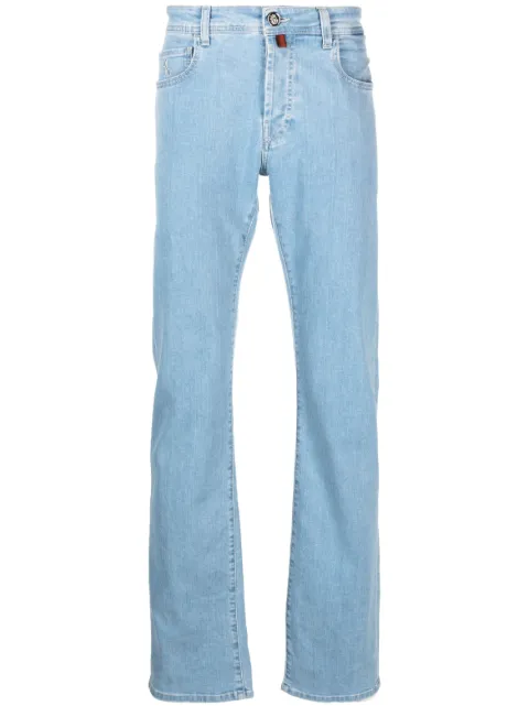 Billionaire mid-rise straight-leg jeans