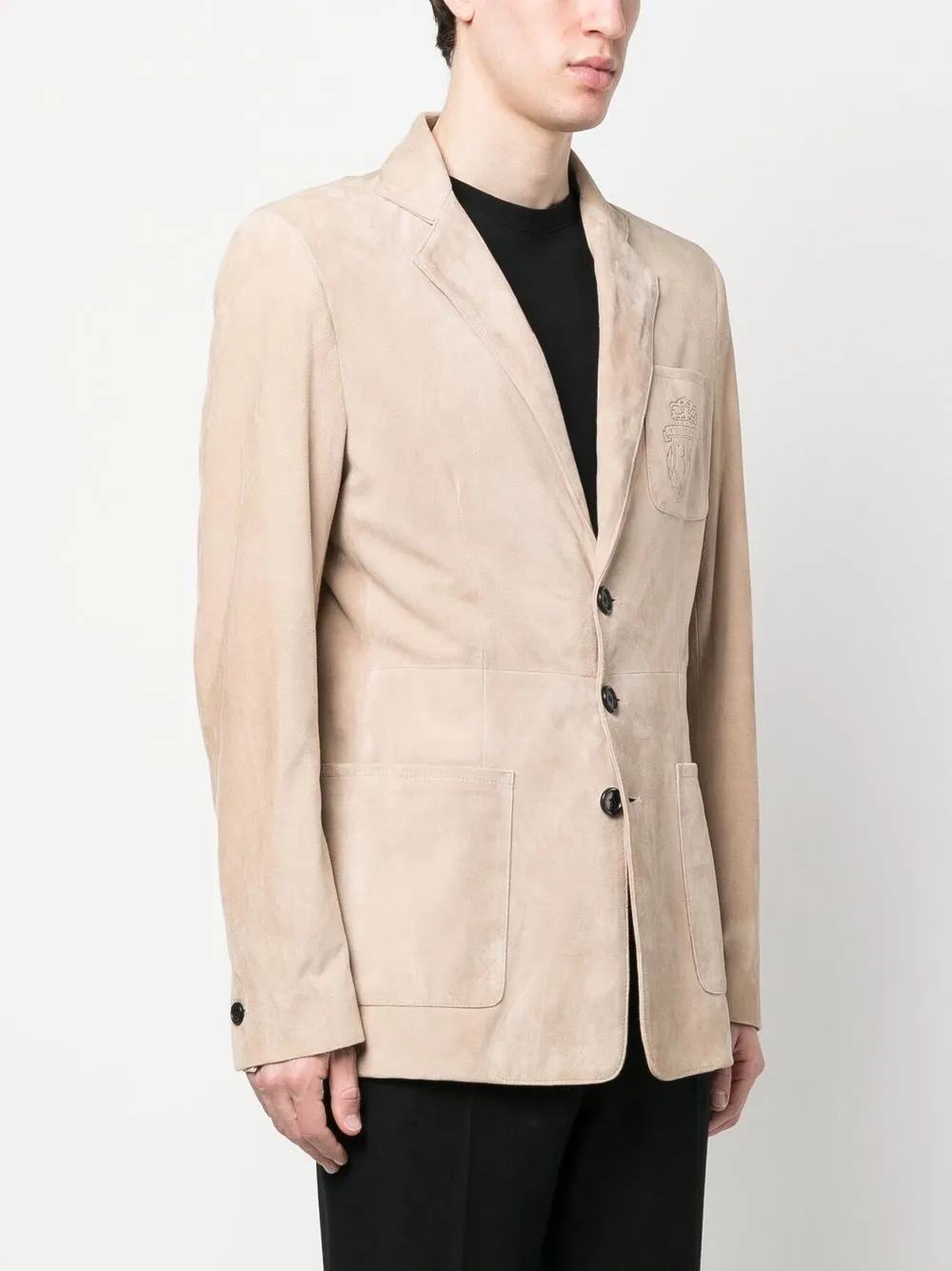 Billionaire Blazer met enkele rij knopen Beige