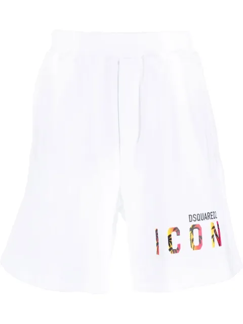 DSQUARED2 short à logo Icon imprimé