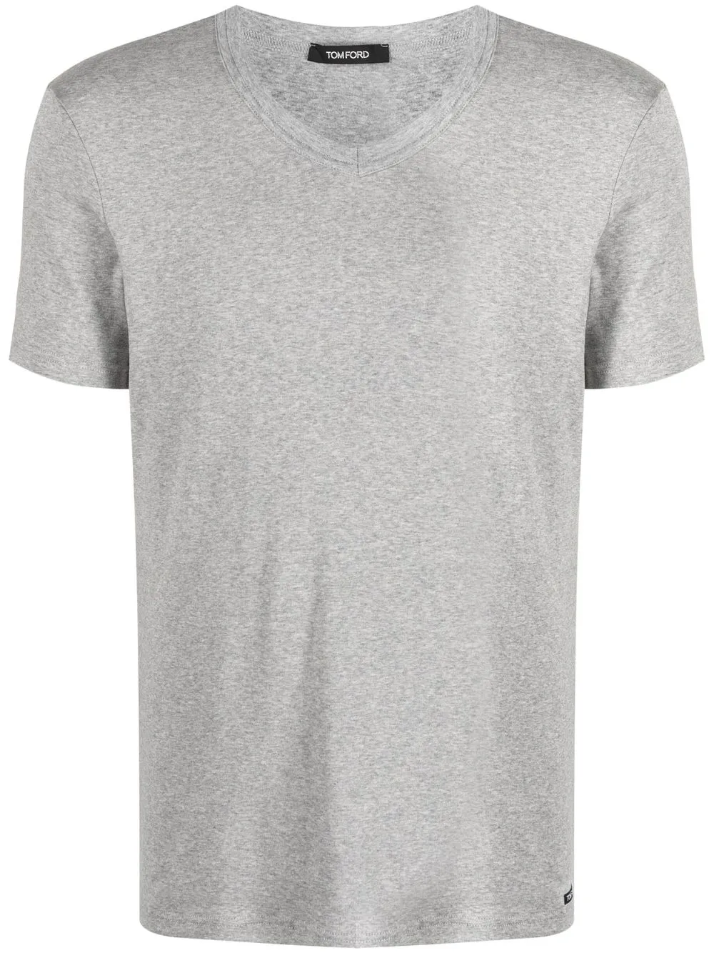 

TOM FORD v neck plain T-shirt - Grey