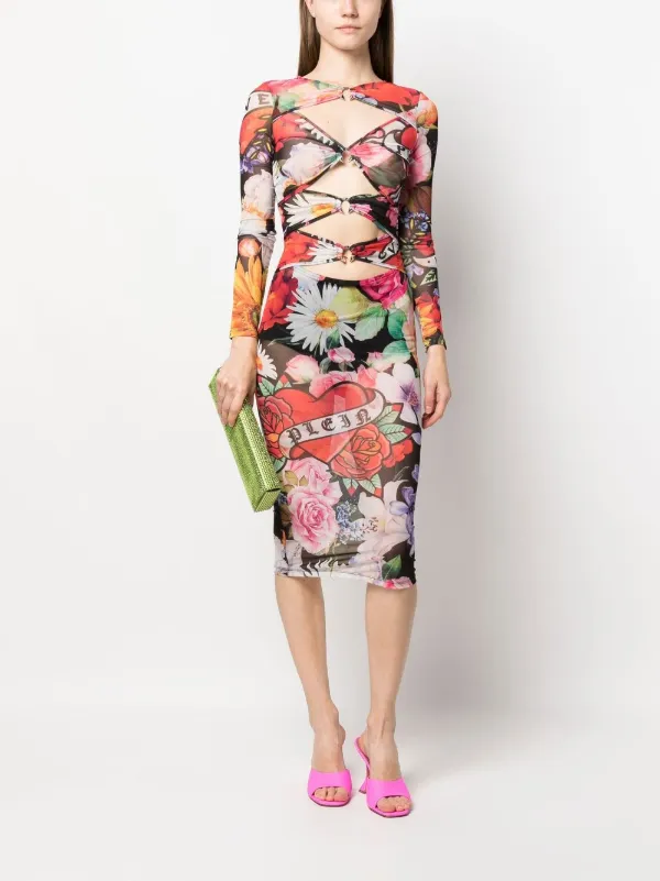 Midi dress clearance flowers