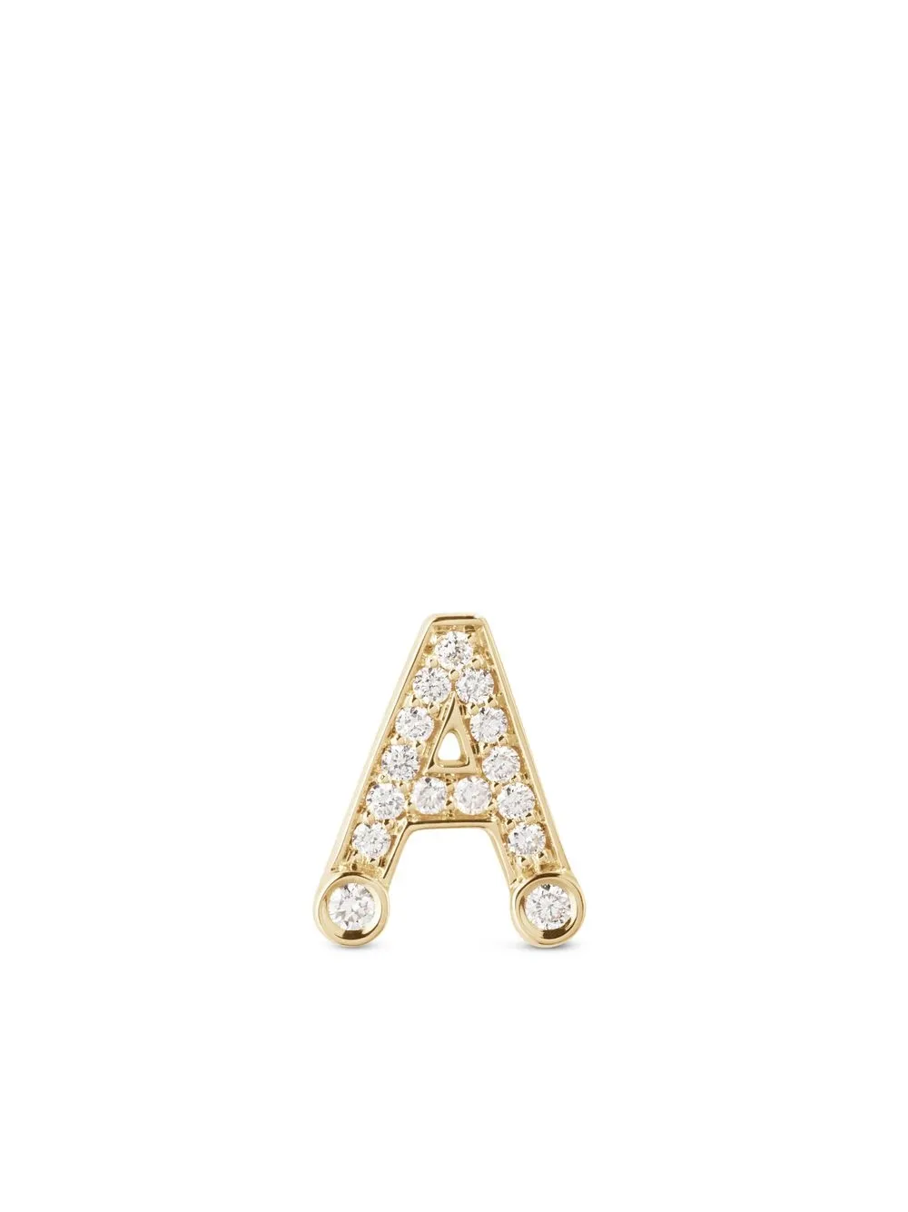 

Sophie Bille Brahe 18kt yellow gold Petite A stud earring