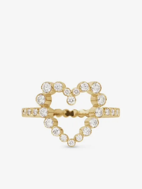 Sophie Bille Brahe 18kt Ensemble Coeur Gelbgoldring