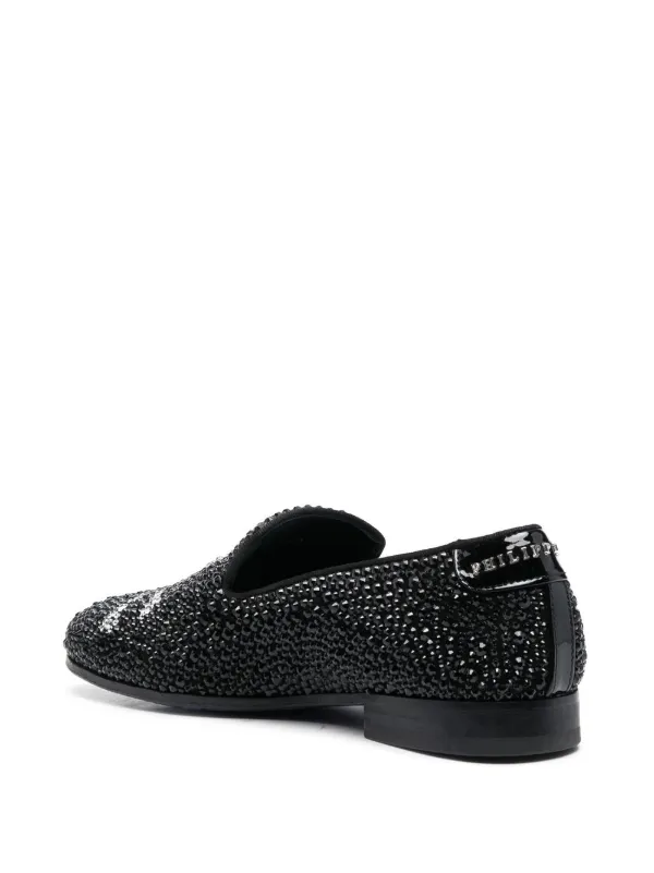 Philipp Plein Skull Bones Moccasins | White | FARFETCH BN display picture 1