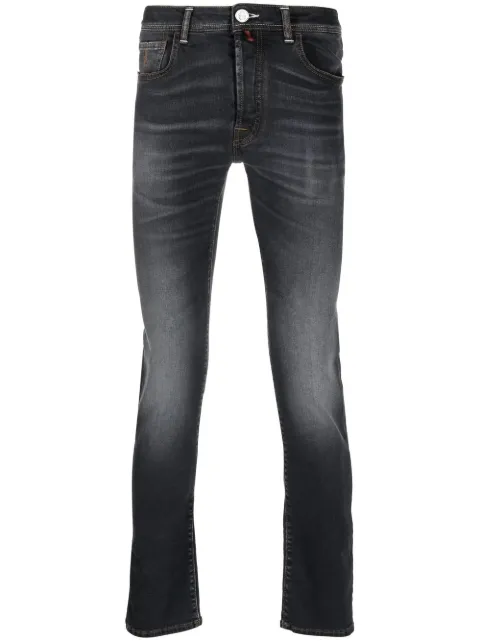 Billionaire jeans rectos con parche del logo