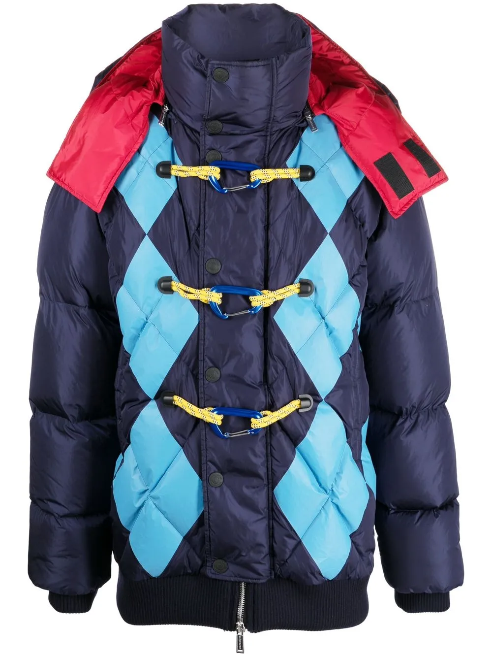 

Dsquared2 diamond-pattern padded coat - 524 MULTICOLOR