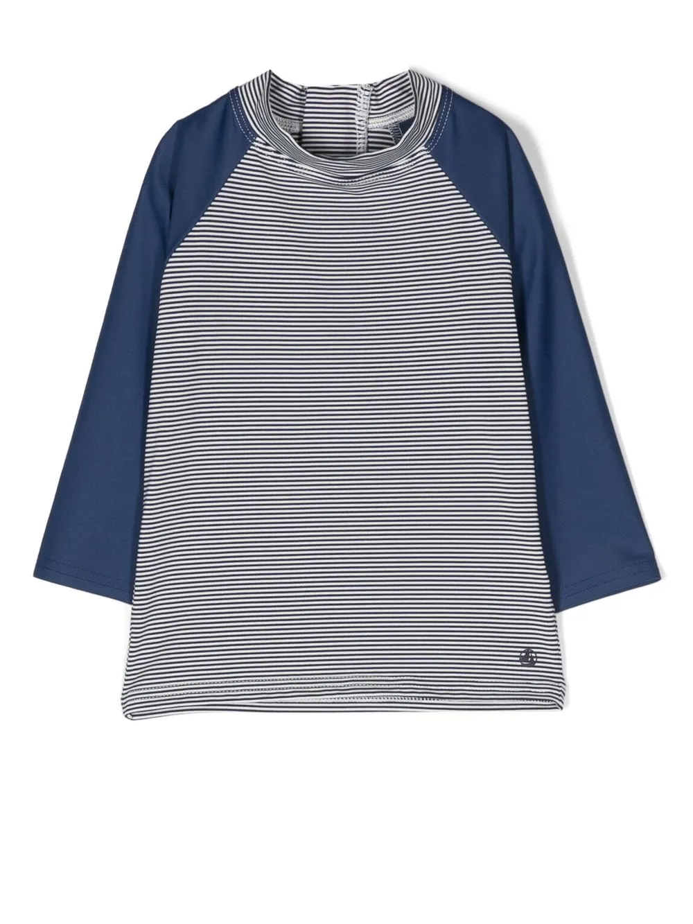 

Petit Bateau striped long-sleeved swim top - Blue