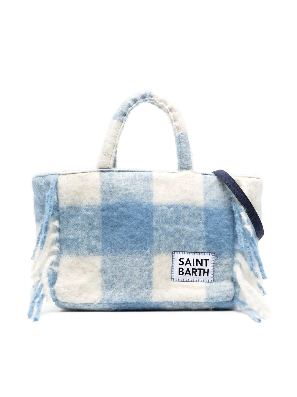 

MC2 Saint Barth Kids Colette Blanket shoulder bag - Blue