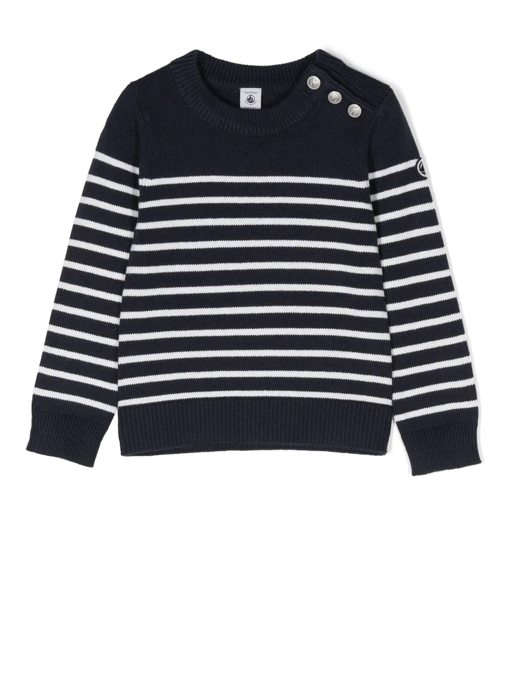 

Petit Bateau striped knit jumper - Blue