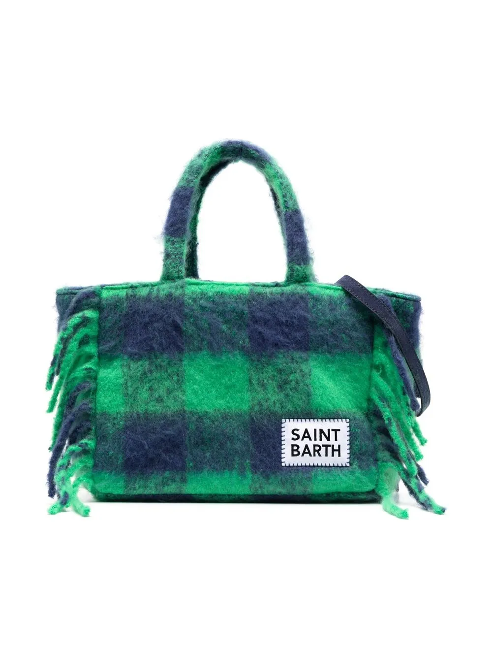 

MC2 Saint Barth Kids Colette Blanket shoulder bag - Green