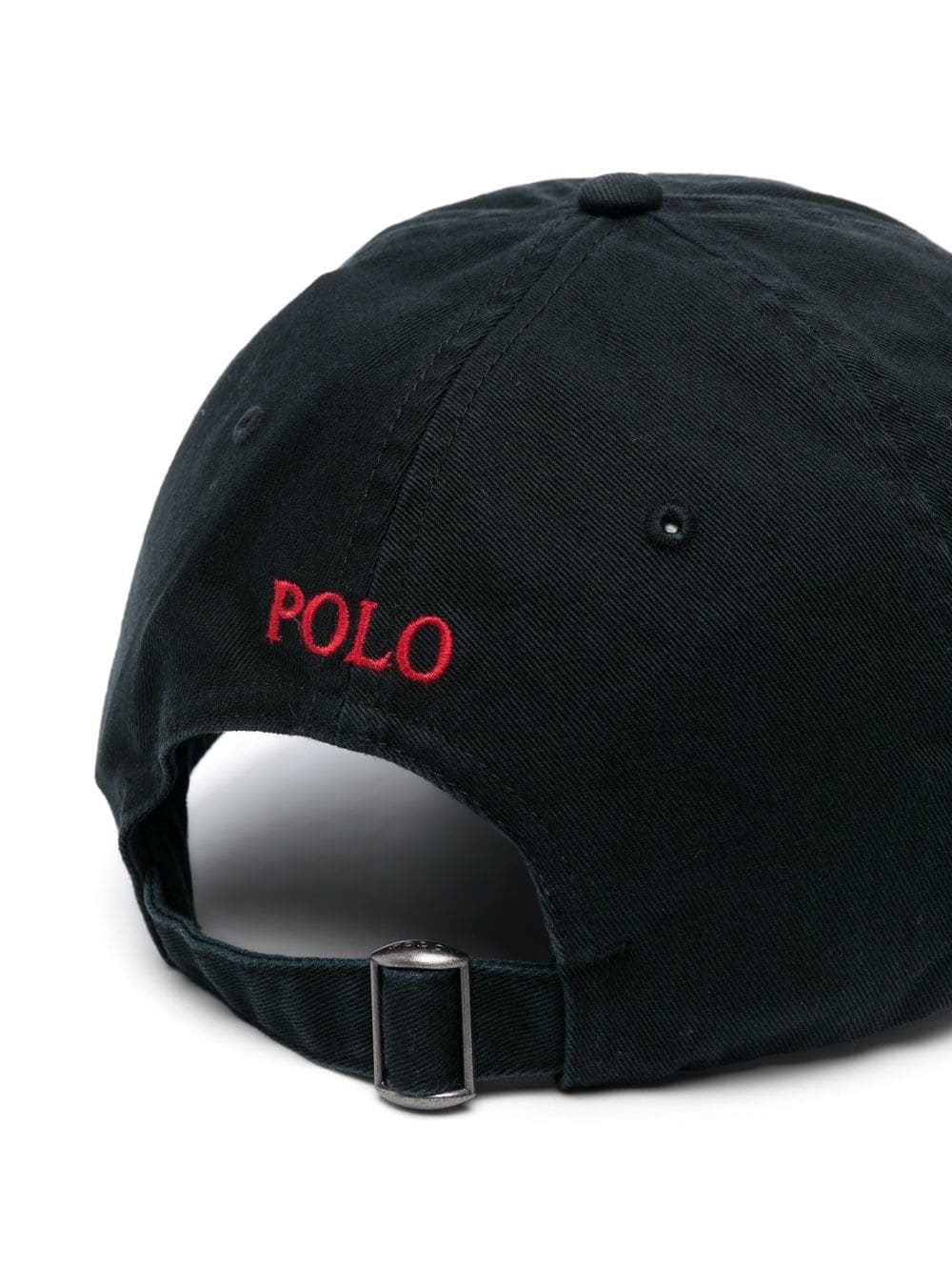 Shop Polo Ralph Lauren Embroidered-logo Cap In 黑色