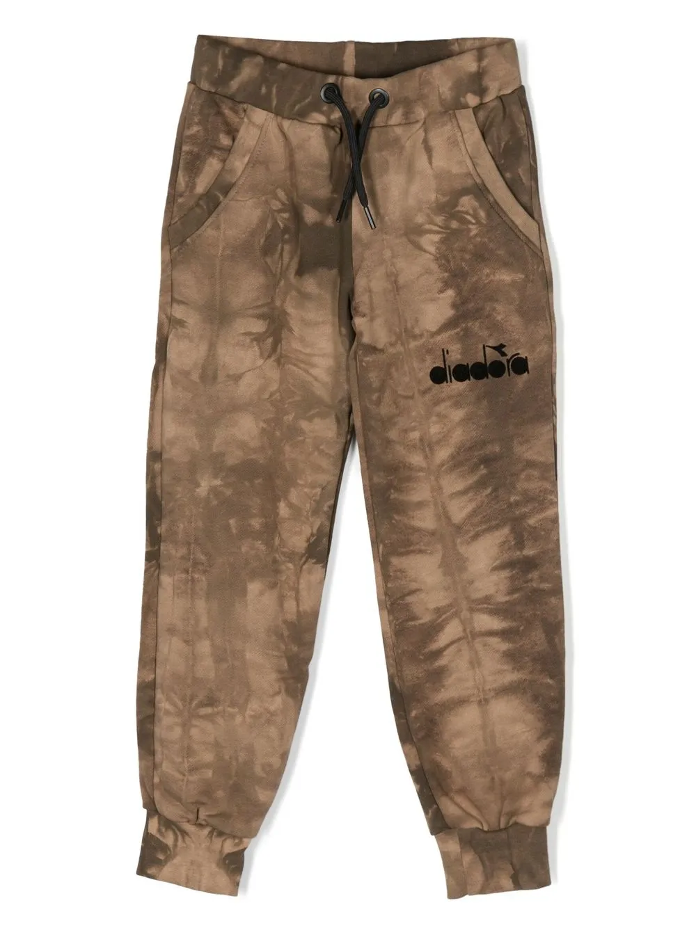 

Diadora Junior logo-print track-pants - Brown