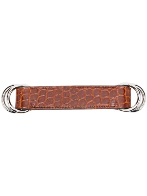 Hermès Pre-Owned 2009 Schlüsselanhänger mit Kroko-Effekt