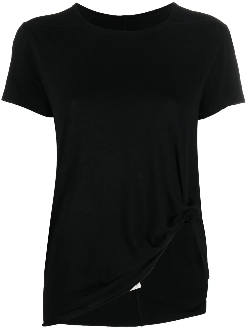 

Rick Owens Lilies playera fruncida manga corta - Negro