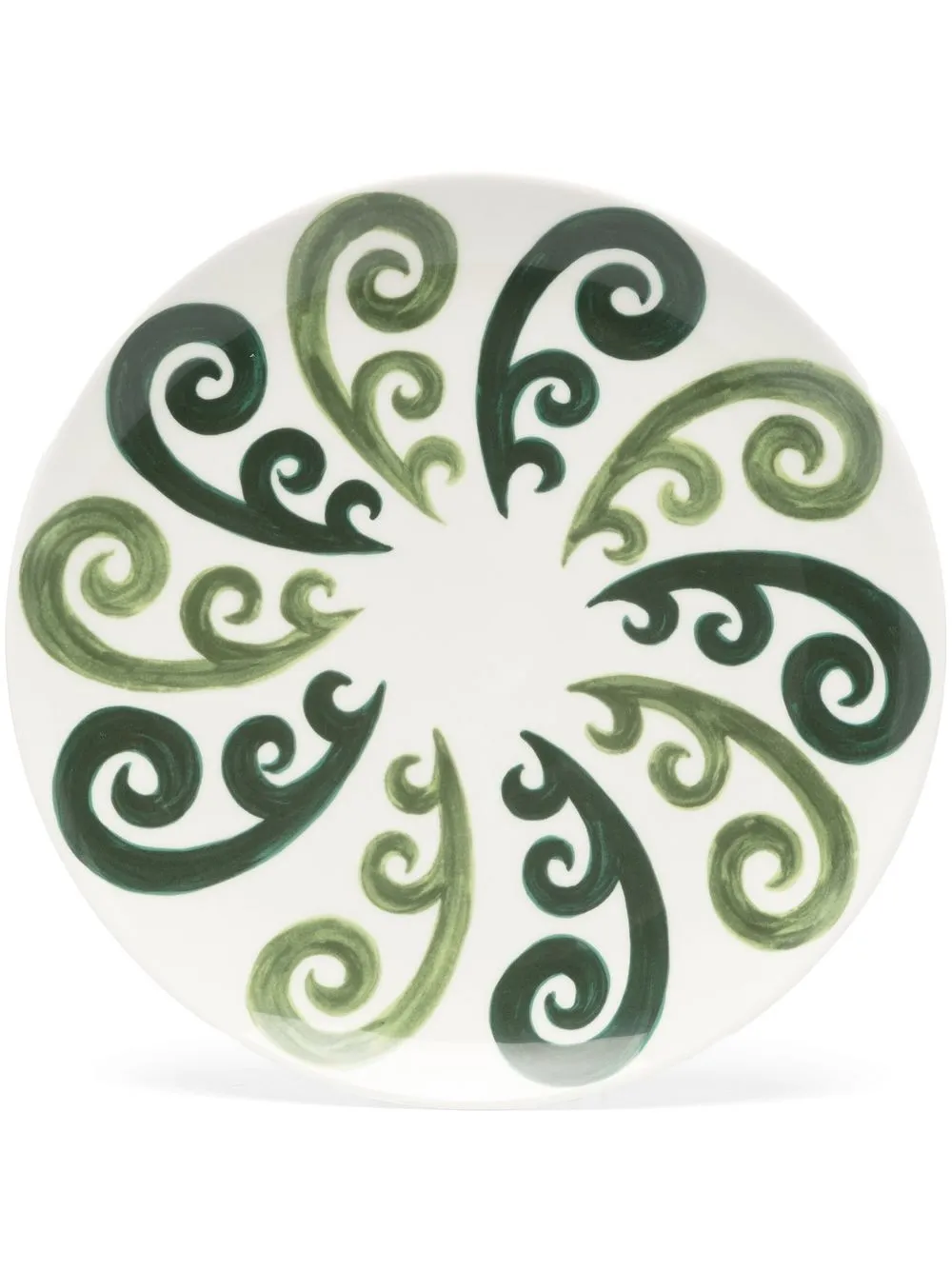 Themis Z Gr Athenee Peacock Charger Plate In White