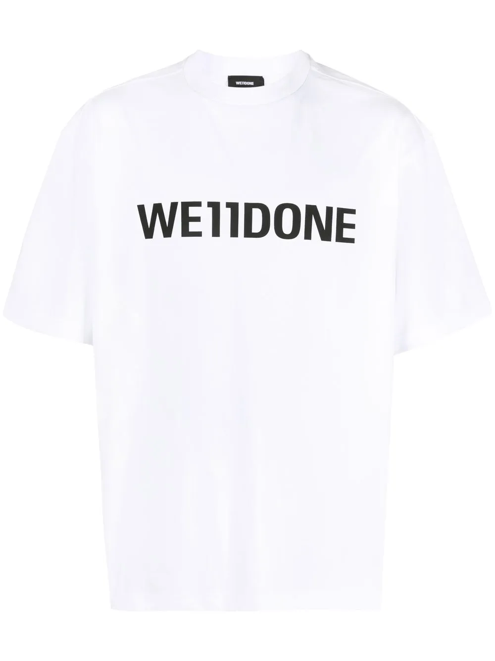 

We11done logo-print short-sleeve T-shirt - White