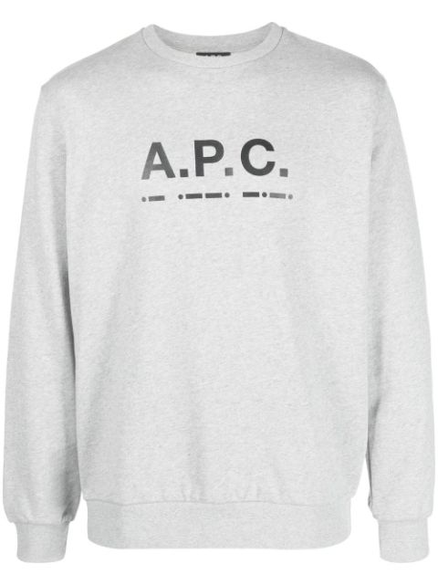 A.P.C. logo-print sweatshirt Men