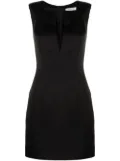 V:PM ATELIER Delora V-neck minidress - Black