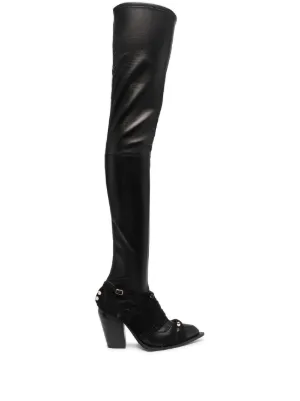 Rick Owens Lilies Cantilever 11 サイハイブーツ | ブラック